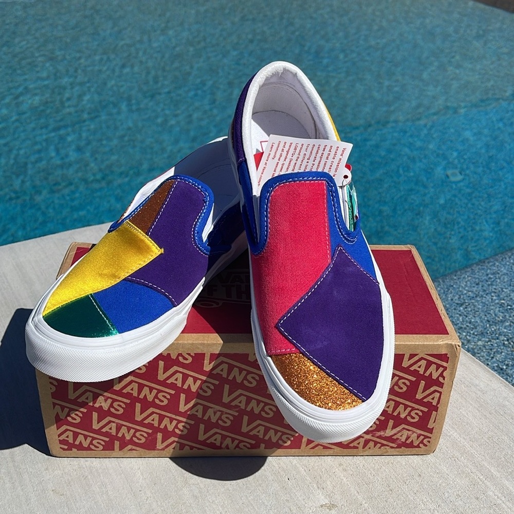 Vans Pride Patchwork Classics Low-Top New In Box. Size 9 - Picture 2 of 16